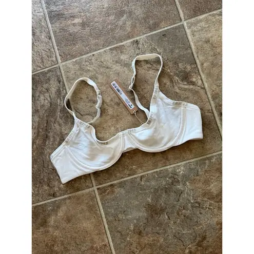 SKIMS Cotton Logo Underwire Demi Bra Marble Size 36A