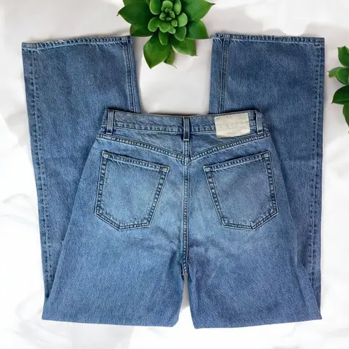 GRLFRND Brooklyn High Rise Loose Straight Jeans in Lost Palms - 28