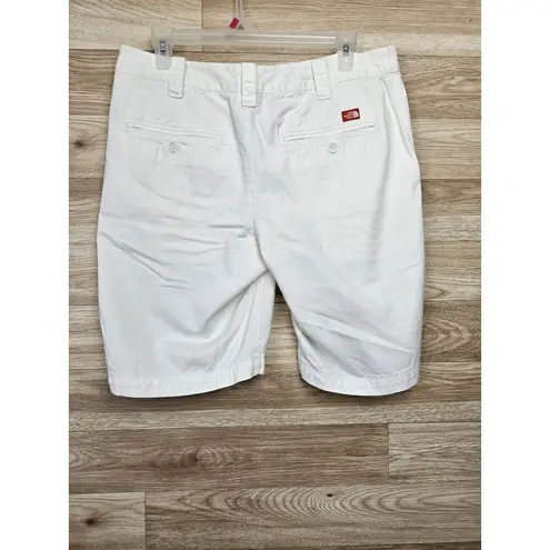 The North Face White Denim Bermuda Shorts Womens Size 10 Outdoor Hiking