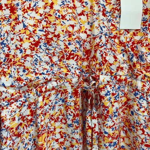 Lush Clothing LUSH Floral Boho Ruffle Hem Drawstring Waist Dress NWT Size Large