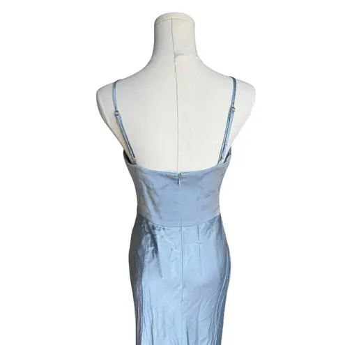 - NWT Shona Joy Angelica Keyhole Lace Midi Dress In Powder Blue Sz 6