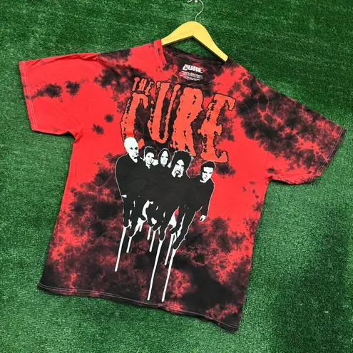 The Cure Red Light District Gothic Metal Band Tie Dye T-Shirt Size Medium