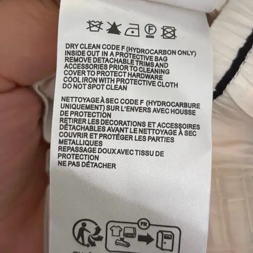 Zimmermann New Cream Black Draw Waist Silk Wide Leg Pants Trousers Size Small 1 - Image 13