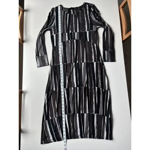 Habitat Liv by Clothes Dress Womens Size Small Midi Geometric Lagenlook Career