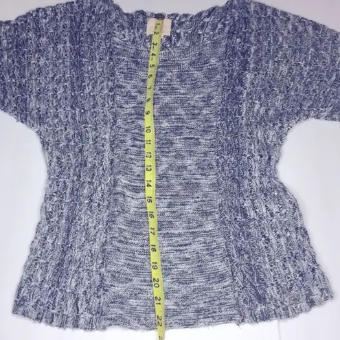 Quiksilver QUICKSILVER sweater scoop neck multi weave 3/4 length sleeves