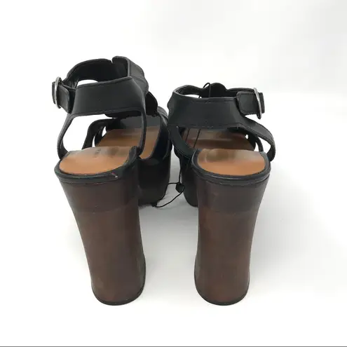 ZARA  Platform Sandals Black Size 40