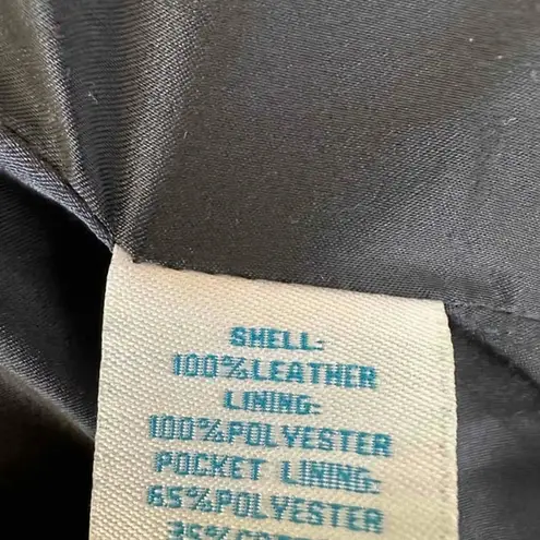 C&C California Leather Biker Epaulet Jacket Size XS Gray