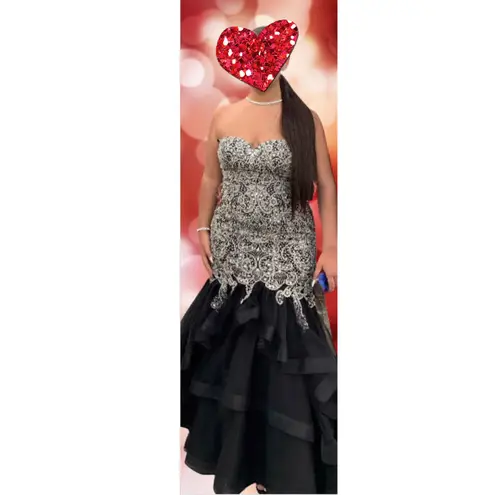 Aspeed strapless hand beaded gown