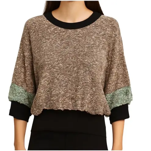 By Malene Birger Ansulta Sweater Womens S Brown Colorblock Italy Quiet Luxury