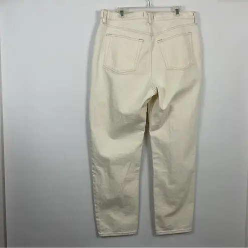 Abercrombie & Fitch  The Dad High Rise Cross Button Fly Jeans Size 16 - Image 3