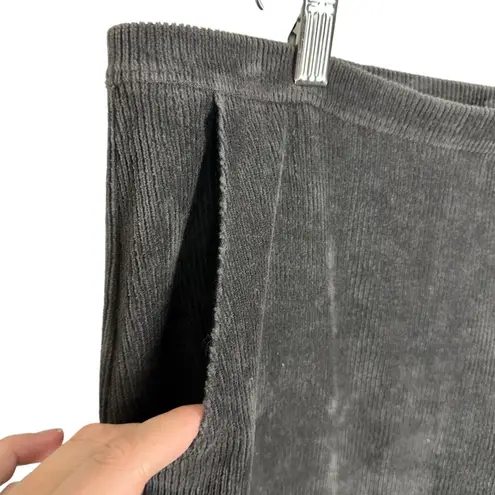 L.L. Bean Dark Gray Ribbed Casual Pullover Lounge Pants Size XL Cabin Cozy