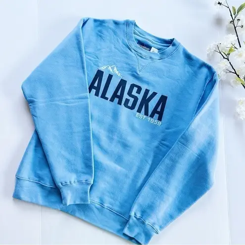 NEW Boutique Gear For Sports Cotton Sweatshirt Alaska Blue