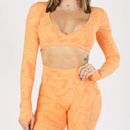 Paragon Fitwear Creamsicle RecStretch DesB Infinite Reversible Long Sleeve Bra - Image 3