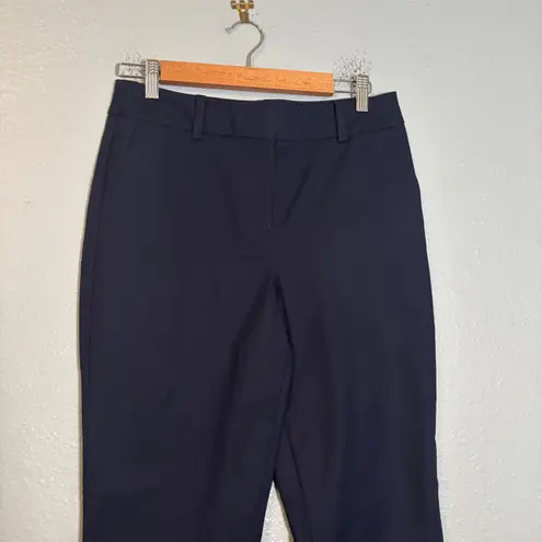 NWT Boden Mayfair 7/8 Straight Leg Trouser Navy Blue Size 6 Preppy Office Career