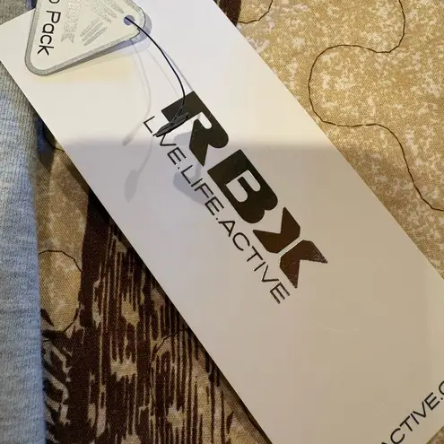 RBX heather gray athletic biker shorts. Women’s L NWT Size L