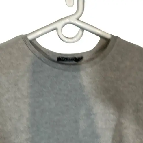 Max jeans Gray Embroidered Long Sleeve Casual Pullover Sweatshirt Women Sz S