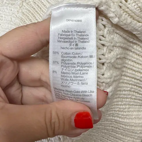 Madewell ‎ Waffle-Knit V-Neck Cardigan size xs