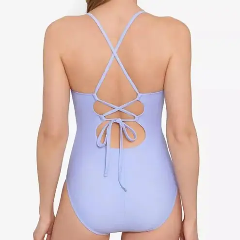 SALT + COVE "Night Lights" V Neck Tie One Piece Swim Bathing Suit NWOT Large Purple Size undefined