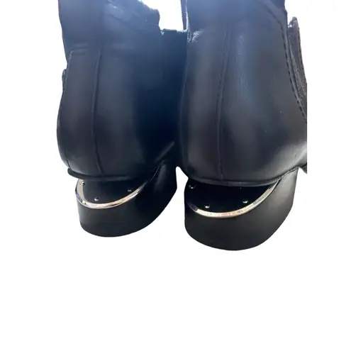 Alexander Wang women’s black cutout ankle boots leather size 6.5 SKU 2943