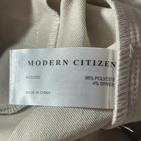 Modern Citizen NEW Jackson Pants Large PullOn Stretch Pleated Trouser Taper NWOT