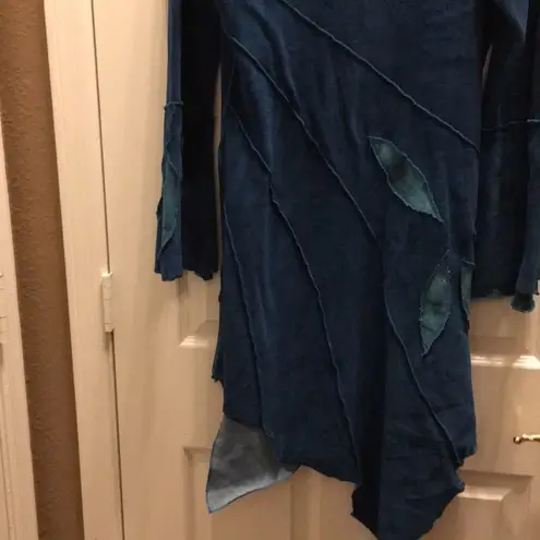 FINAL MARKDOWN Unique gypsy/boho raw look dress large