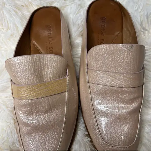 Gentle Souls Everett Slip-On Mule Loafers Pink