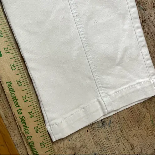 MOTHER The Rambler Cargo Ankle Jeans in Cream Puffs Size 28