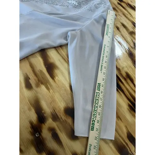 R & M Richards Blouse Women’s 20WP Embossed Beaded Vintage Formal Wedding Classic