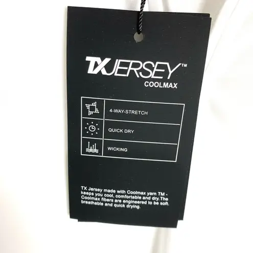 J.Lindeberg Ines TX Coolmax Dress & Shorts White Polyester 1/4 Zip Size Small