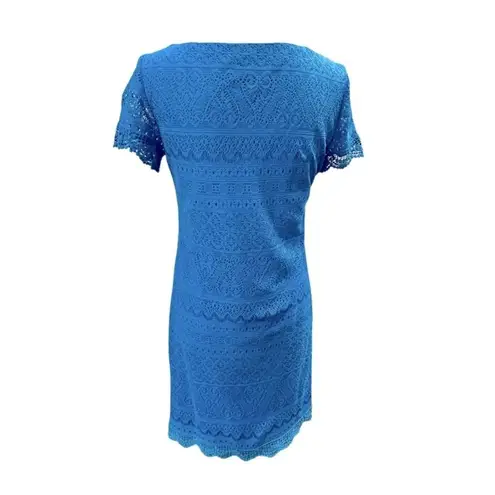 Maggy London Blue Lace Dress Size 4