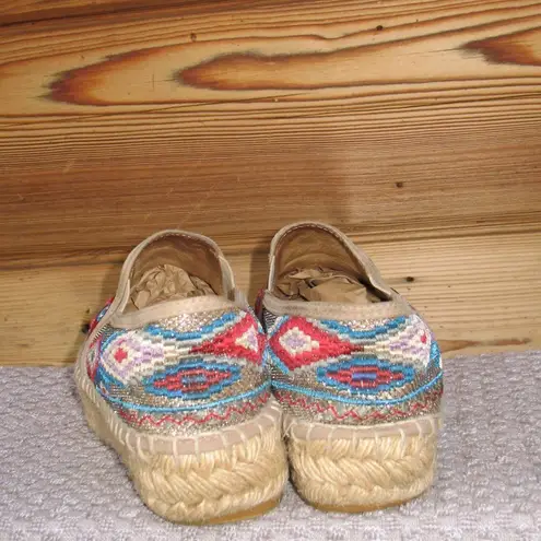 Johnny Was Nepentha Embroidered Espadrilles Shoes