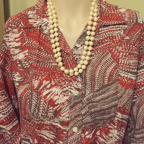 Ann Taylor 🛍 BUTTON DOWN BLOUSE SIZE 6🛍