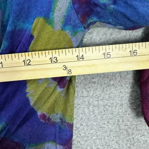 Rachel Roy Dress Womens XS Purple Gathered V Neck Ruched Vtg Y2K Fairy Boho