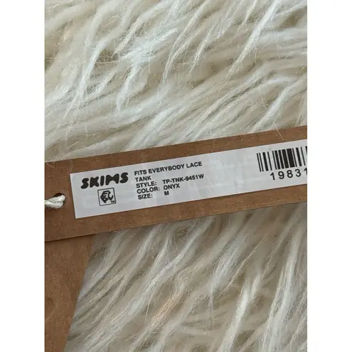 SKIMS Fits Everybody Lace Tank Onyx Size Medium