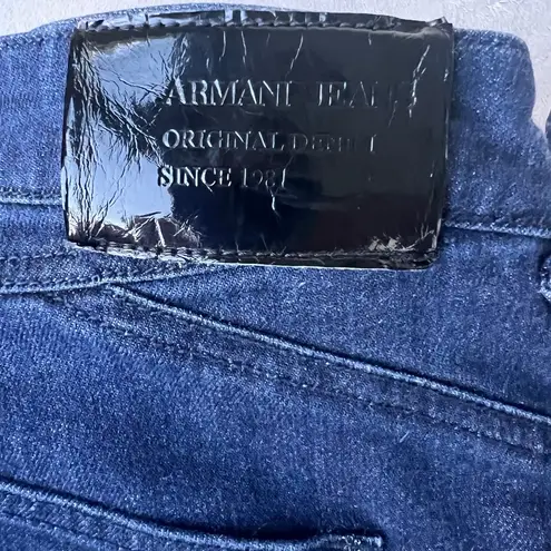 Armani Jeans Vintage Denim w/ Decorations on the back Pockets Women's EU-27