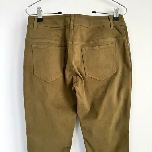 Eric Pants Stylish Stretch Casual Olive Green Pants Size 4