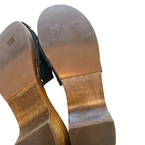 Anthropologie Birds Of Flight Women’s Clog Suede Leather Slip On Size 8 Black thumbnail 8