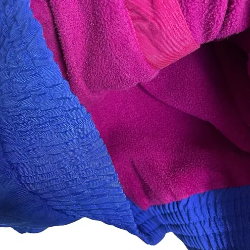 VINTAGE Nordica Colorblock 1989 World Tour Zip Ski Jacket in Blue/Pink Size L Blue Size L