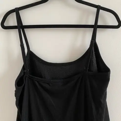 Love Rocks Black Sequin Tank Top Size Large New Without Tag Y2K Party Concert Blue