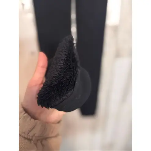 Women’s Black Fleece Lined Leggings Size L