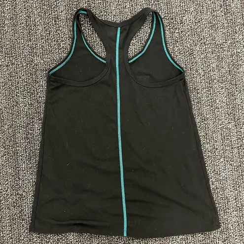 Athletic Works Stay Focused Athletic 8-10 M black green graphic razor back tank top