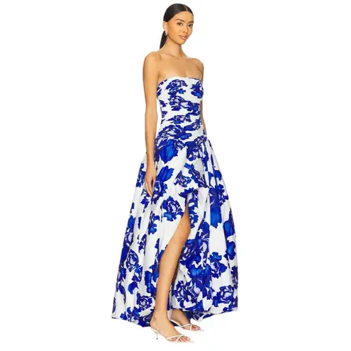 Aje Behold Maxi Dress in Boldly Blooming Cobalt 4 New Womens Maxi Gown Blue - Image 2