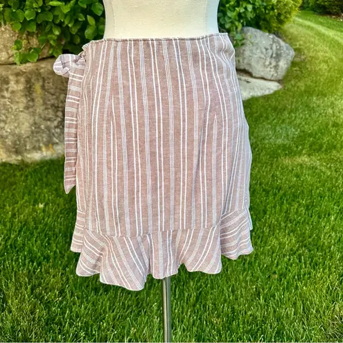 Abercrombie & Fitch  Striped Wrap Skirt