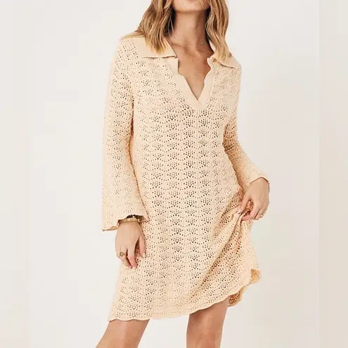 Spell & The Gypsy Collective Spell Road to Paradise Crochet Knit Mini Dress