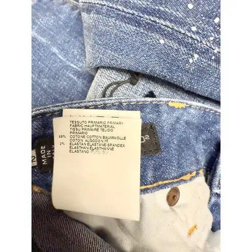 DSquared NWT Dsquared2 Button Fly Super Slim Distressed Skinny Jeans Blue Women's Size 30 - Image 9