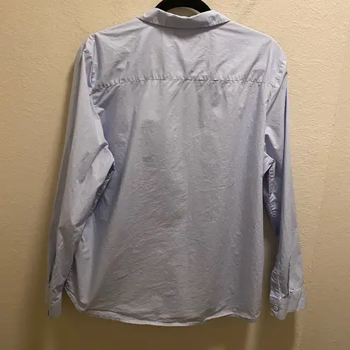 Jenni Kayne Slim Button Down Shirt In French Blue Size XXL