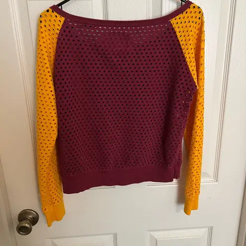 NBA Cleveland Cavaliers 4 Her Small women's basketball Mesh Shirt 4her Carl Bank Red