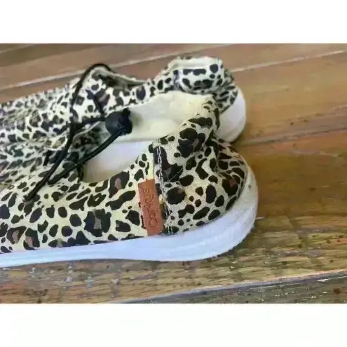 Corky's Kayak Leopard Slip On Women's Boat Shoe, size 8 Brown