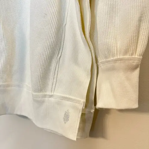 FREE PEOPLE Movement On The Go Thermal Pant Set in Ivory Size Small NWT White