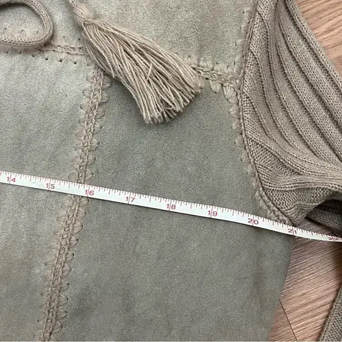 Vintage 70’s Duo Wear Leather Cow Hide Hooded Jacket Tan L Tan Size L